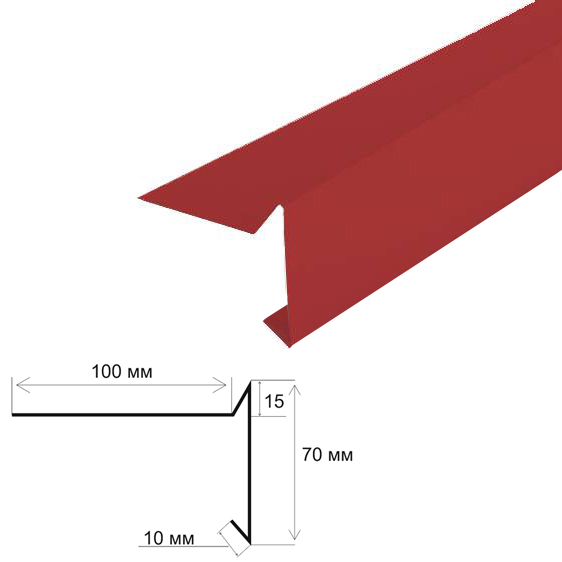Торцевая планка для кровли. Планка торцевая Шинглас красная ral3011 ( 2000х100мм). Торцевая планка для гибкой черепицы ТЕХНОНИКОЛЬ. Планка карнизная для гибкой черепицы ТЕХНОНИКОЛЬ. Шинглас Ветровая планка.